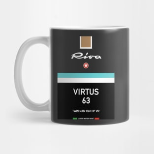 Riva Virtus Aquarama Classic Boat Italy Mug